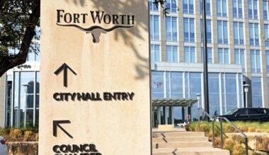 Fort Worth City Hall sign