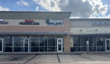 The storefront of the new Aspire Allergy & Sinus location in Georgetown