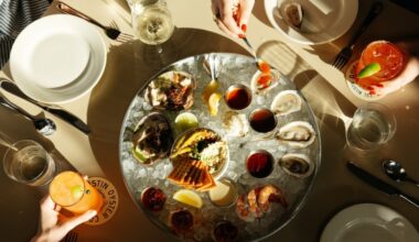 Austin Oyster Co. features a raw bar, seafood dishes and a cocktail menu. Guests can also find nonseafood dishes on the menu. (Courtesy Matt Conant)