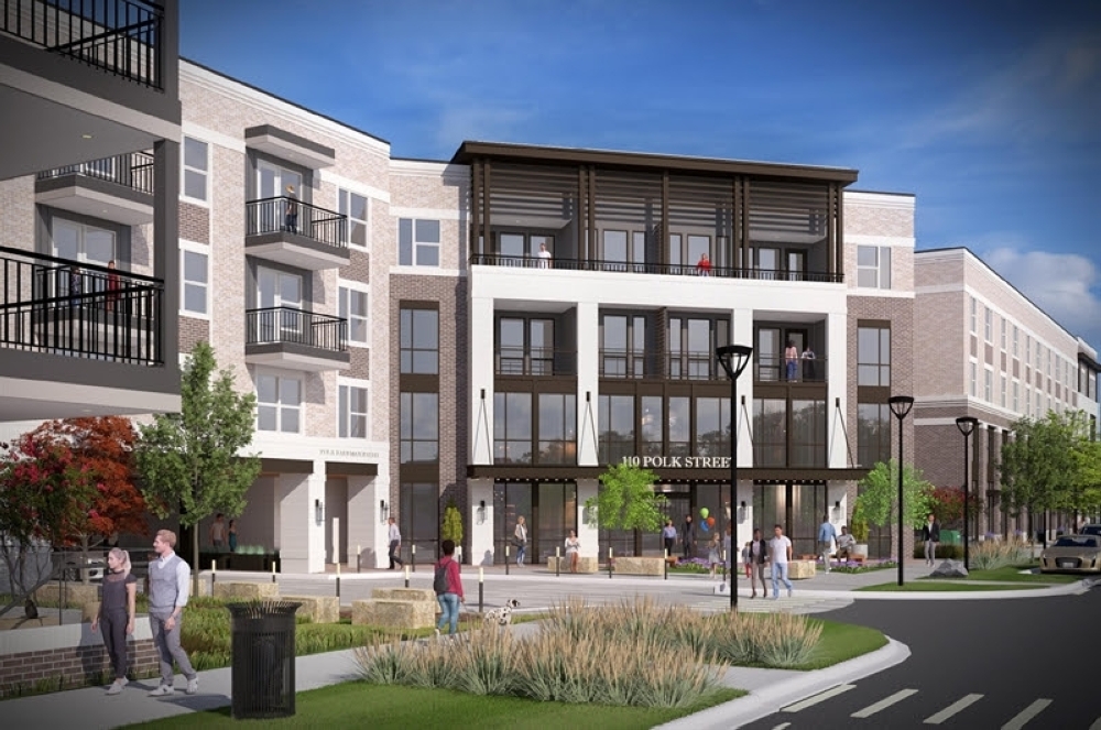 The new multifamily community will be within walking distance of Richardson's Main Street. (Courtesy High Street Residential)