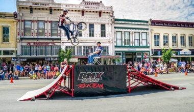 Georgetown’s annual Red Poppy Festival celebrates the city’s famous flowers by bringing the community together for parades and more activities in the downtown area. (Courtesy City of Georgetown)