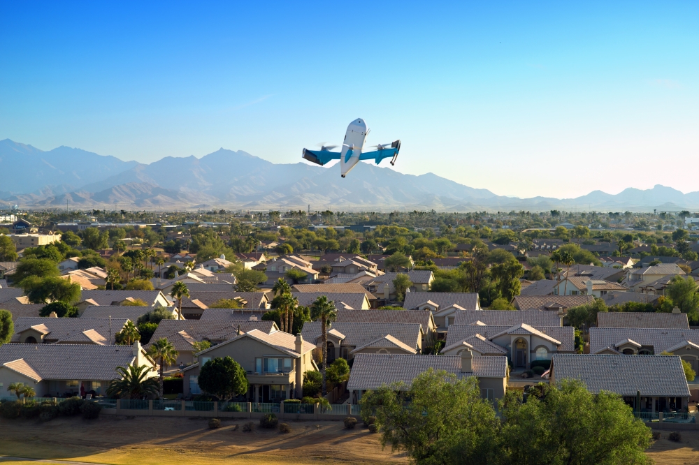 Amazon began delivering packages by drone from its Richardson facility in early December. (Courtesy Amazon)