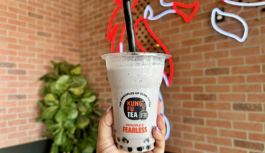 Set to open in Bastrop, Kung Fu Tea offers bubble teas, fruit teas, slushes, espresso drinks and other beverages. (Community Impact staff)