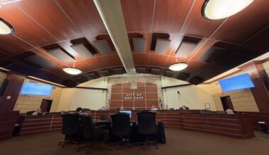 Inside the Bee Cave City Council chambers