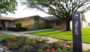 The City Council will meet at 7 p.m. April 20 in the Civic Center Auditorium at 16327 Lakeview Drive, Jersey Village. (Community Impact staff)