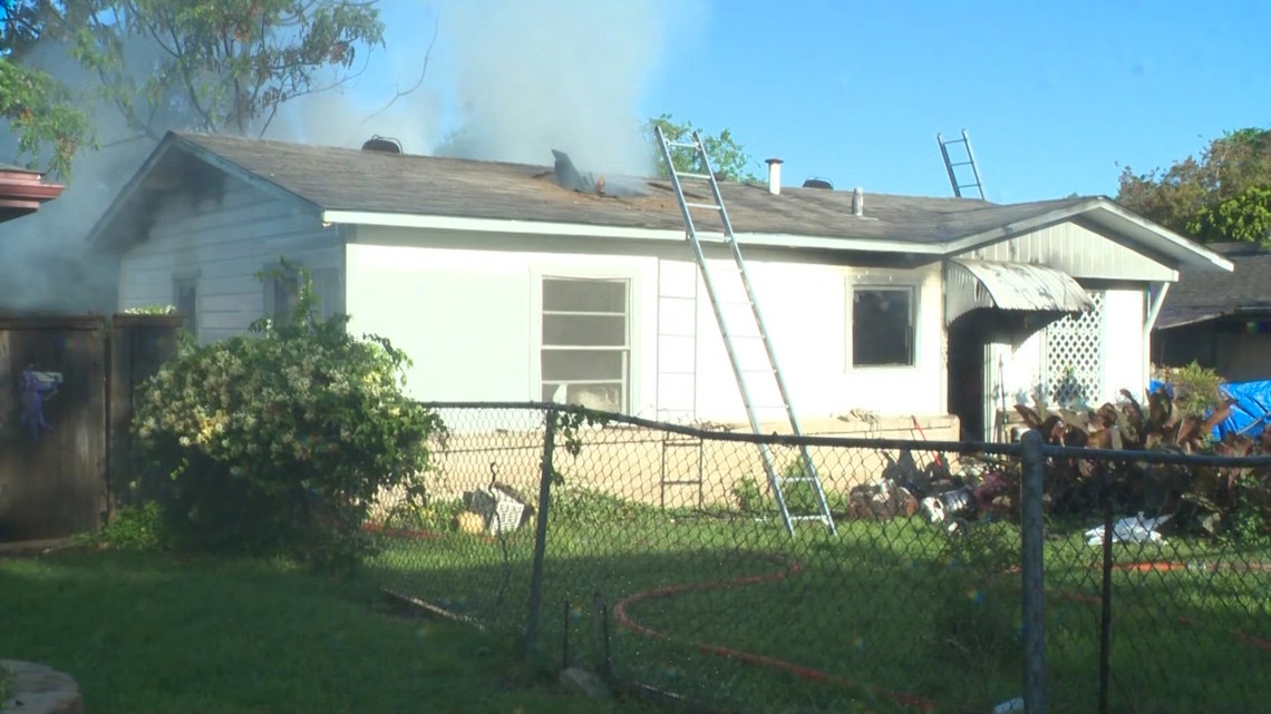 Firefighters battle Fort Worth house fire amid collapse concerns