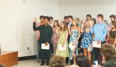 NHS induction ceremony - Port Aransas South Jetty