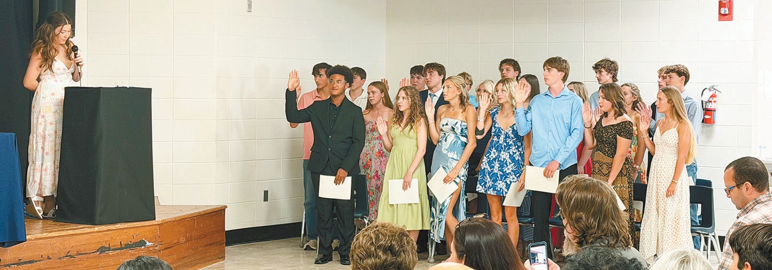 NHS induction ceremony - Port Aransas South Jetty