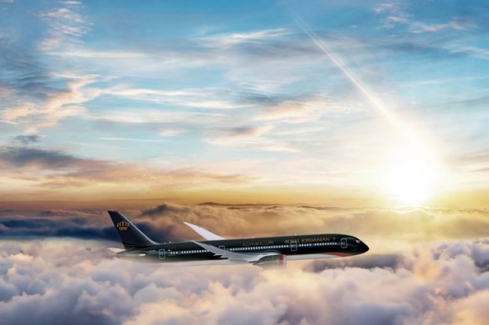airplane in the sky