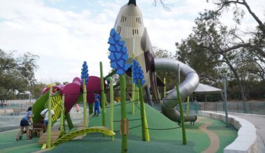 The Bell District in Cedar Park is already home to Bell Park and the Cedar Park Public Library, with plans for housing, retail, office space and more. (Courtesy city of Cedar Park)