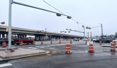Traffic patterns have changed at the intersection of New Hope Drive and 183A in Cedar Park. (Haley McLeod/Community Impact)