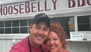MooseBelly BBQ owners Jackson and Alicia Bolton can be found at the Chestnut Grove Food Court from Wednesdays to Sundays, 11 a.m.-3 p.m., or until sold out. (Courtesy MooseBelly BBQ)