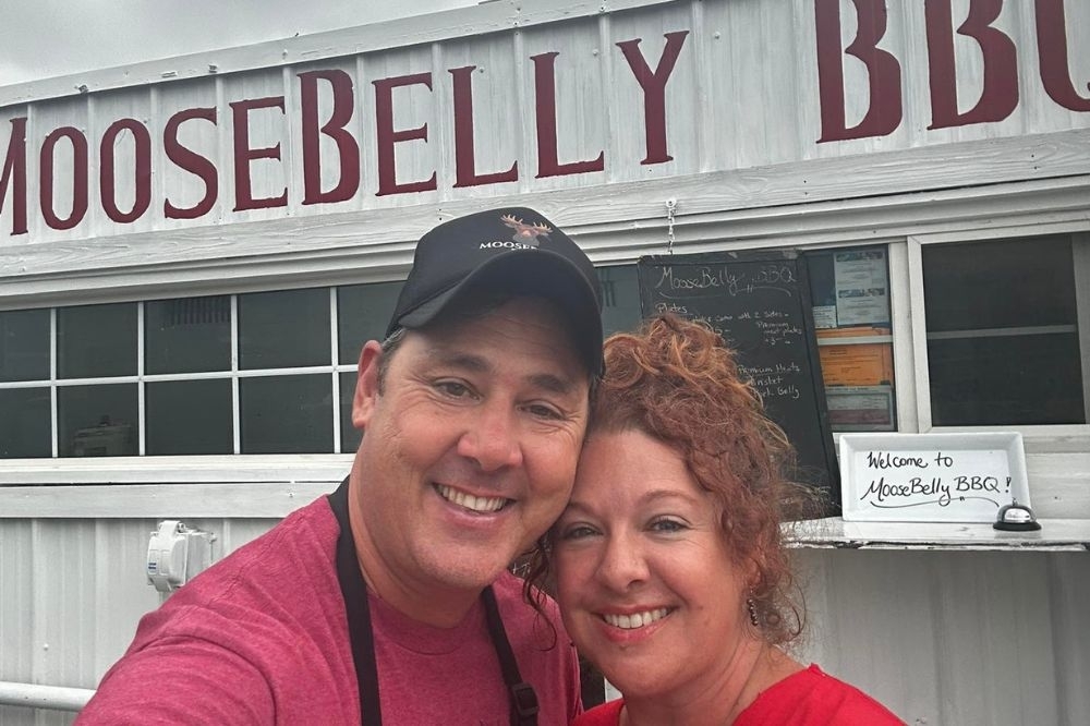MooseBelly BBQ owners Jackson and Alicia Bolton can be found at the Chestnut Grove Food Court from Wednesdays to Sundays, 11 a.m.-3 p.m., or until sold out. (Courtesy MooseBelly BBQ)