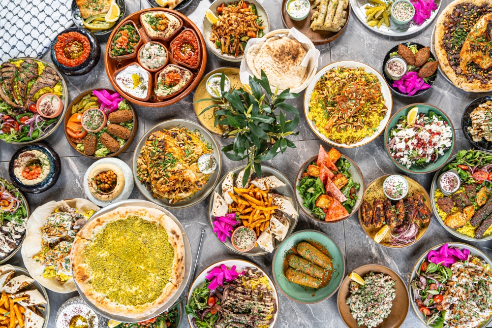 Ayat serves a variety of traditional Palestinian dishes as well as new takes on Middle Eastern cuisine. (Courtesy Ayat)