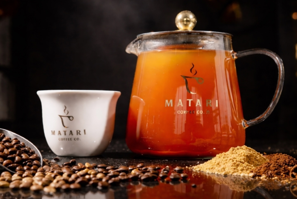 Matari Coffee Co. specializes in Yemeni coffee and other drinks. (Courtesy Matari Coffee Co.)