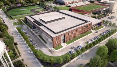 A rendering of the new Richardson West Middle School campus.