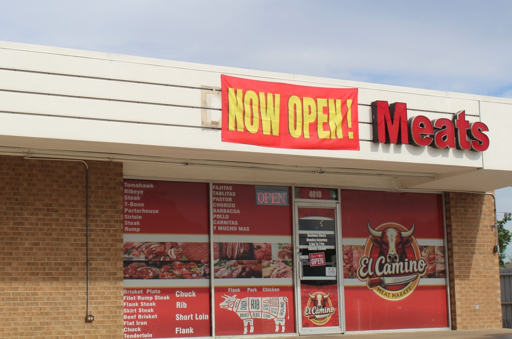 El Camino Meat Market opened in April near the Richardson and Garland border. (Isabella Zeff/Community Impact)
