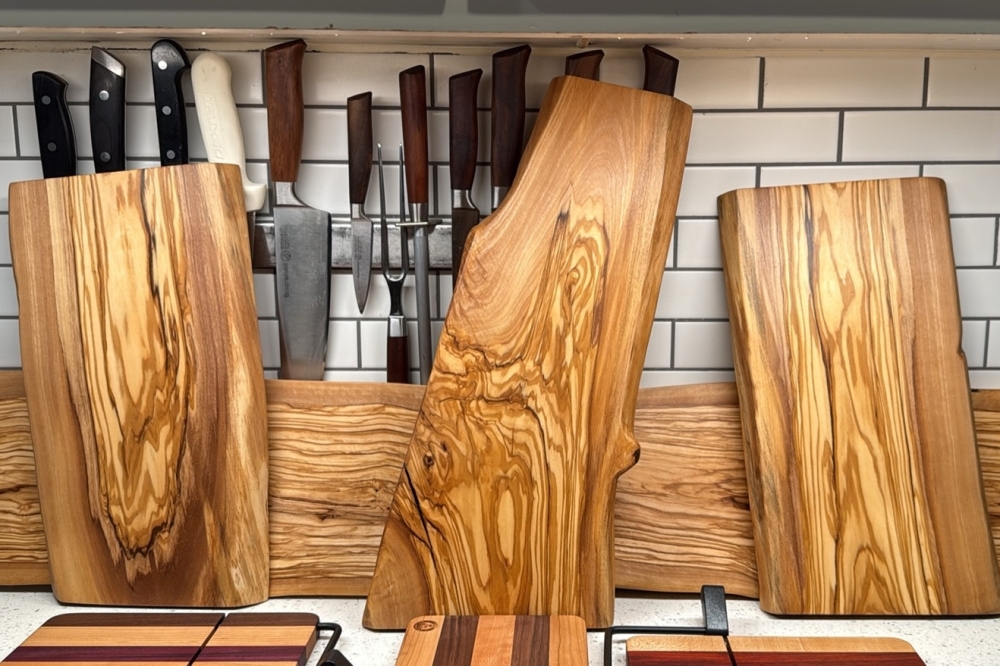 Fells Hardwood Supply offers a variety of premium woods and custom pieces for the home, office and more. (Courtesy Fells Hardwood Supply)