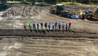 City of Cedar Park and Williamson County officials broke ground on the expansion of Toro Grande Boulevard November 2025. (Courtesy city of Cedar Park)