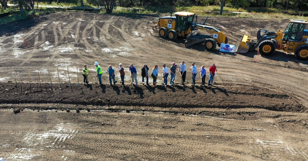 City of Cedar Park and Williamson County officials broke ground on the expansion of Toro Grande Boulevard November 2025. (Courtesy city of Cedar Park)
