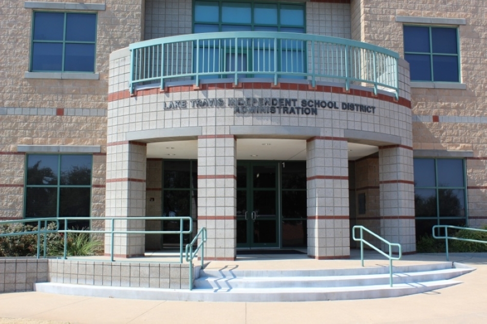 Outside of the LTISD administration building.