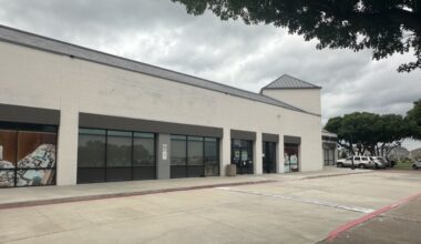 Big Air Trampoline Park will be located in a former Joann fabric and craft store. (Michael Crouchley/Community Impact)