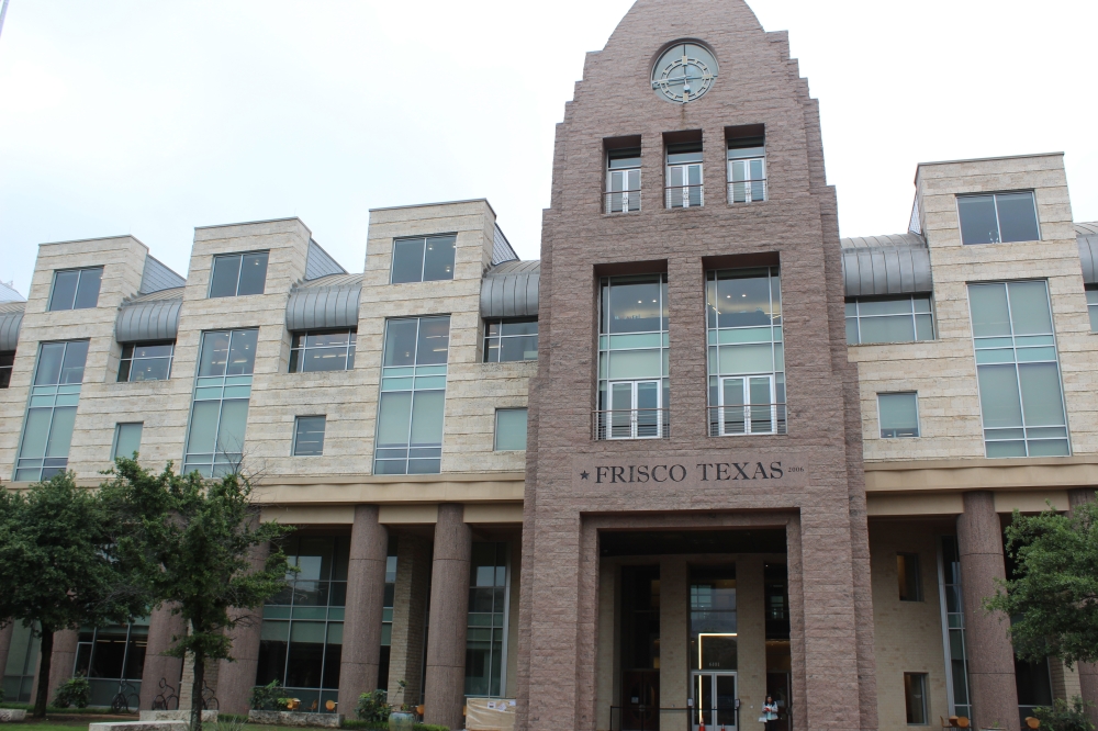 The circulator service will primarily connect the Rail District, Frisco Square and surrounding parking areas, according to city documents. (Jacquelyn Burrer/Community Impact)