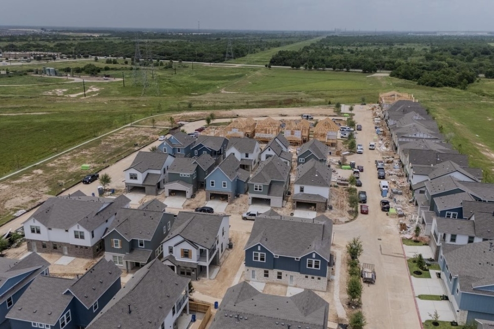 A build-to-rent community is shown in Katy in 2025. (Jamaal Ellis/Community Impact)