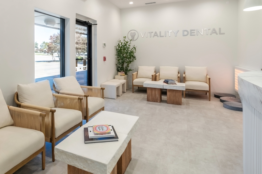 The dentist's office moved to 1220 Coit Road, Ste. 106 in late 2024. (Courtesy Vitality Dental)