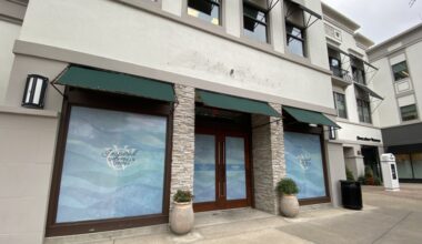 the exterior of an empty storefront