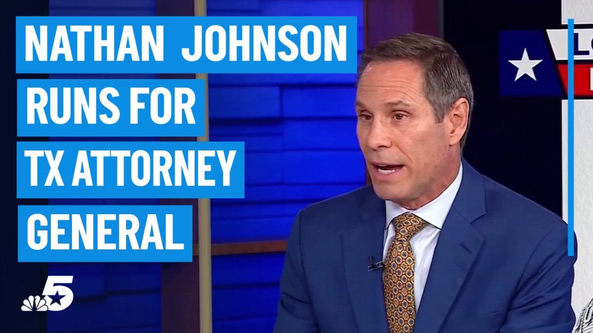 Dallas State Senator Nathan Johnson talks about his run for Texas Attorney General – NBC 5 Dallas-Fort Worth