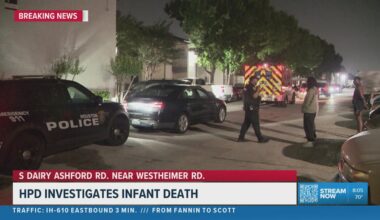 Police police investigate infant death in west Houston