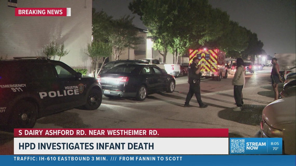 Police police investigate infant death in west Houston