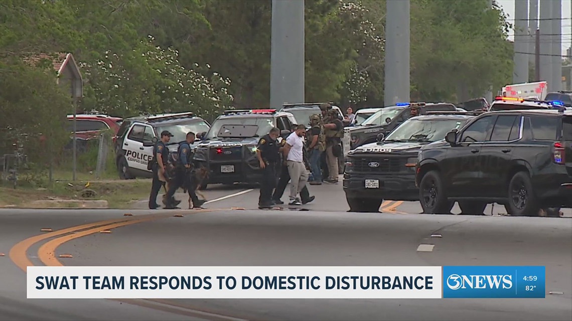 Suspect surrenders after CCPD SWAT, drones called to Lantana Street