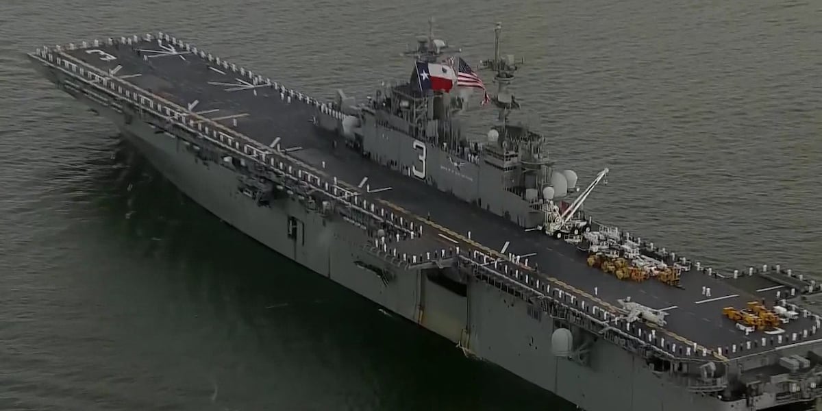 Brazos Valley veterans get special sendoff for Texas’ first-ever Fleet Week
