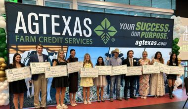 11 area students receive scholarships from AgTexas Farm Credit Union