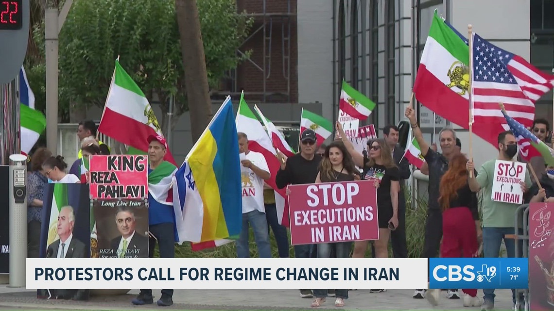 Texas protesters call for regime change in Iran amid ongoing political tensions