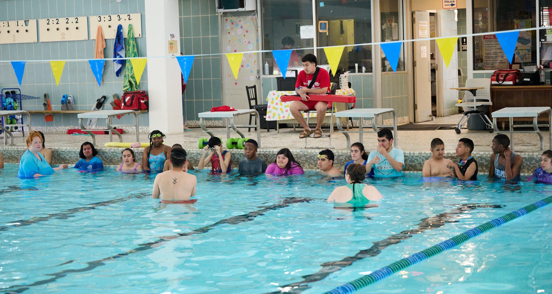 Making waves at Dallas ISD’s inaugural adaptive swim classes