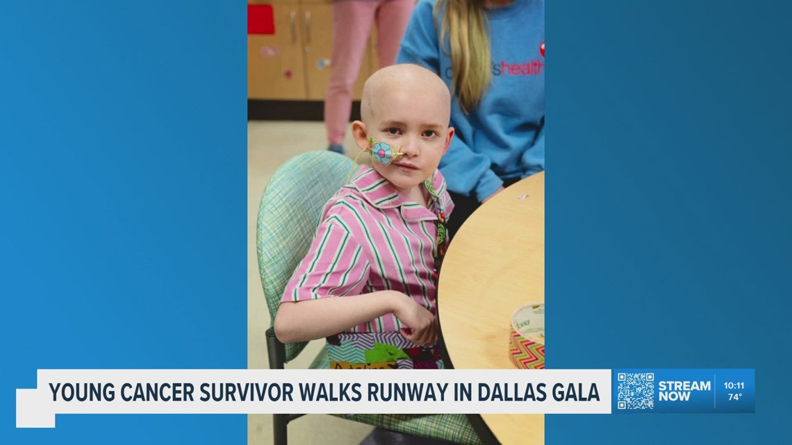 From Hospital to Runway: Young East Texas cancer survivor walks in Dallas Gala