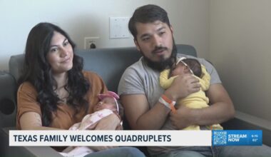 Valentine’s Day quadruplets surprise Corpus Christi family