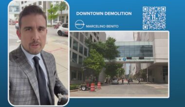 Downtown Houston parking garage demolition begins next week near GRB