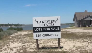Lakefront no more! Property values sink as water disappears