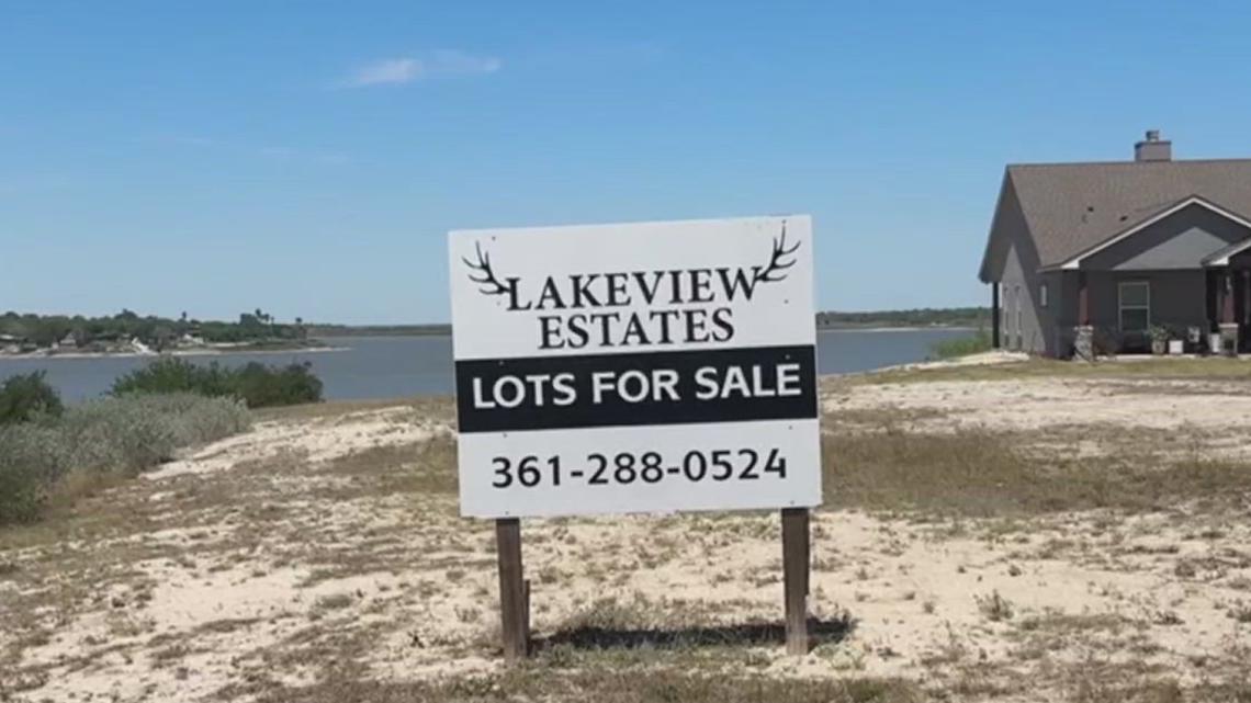 Lakefront no more! Property values sink as water disappears