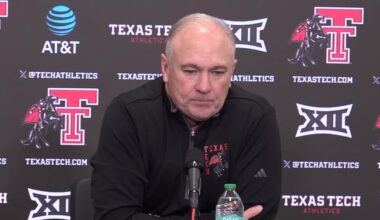 Coach McGuire speaks on the recent changes to Tech’s 2026 schedule