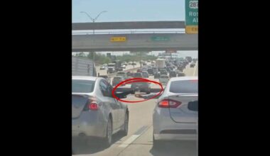 Viral TikTok shows liquor handoff on Fort Worth TX freeway