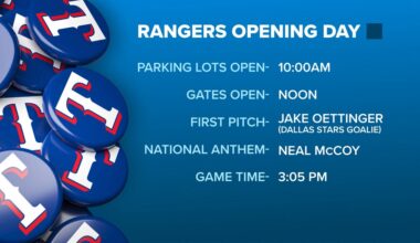 Play ball, North Texas! Rangers home opener set to pack Arlington