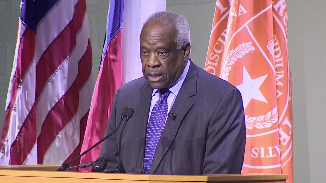 Justice Clarence Thomas speaks at UT Austin