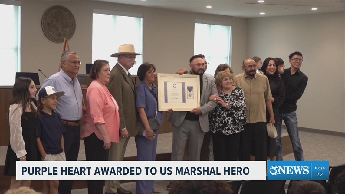 Hero from Corpus Christi receives Purple Heart