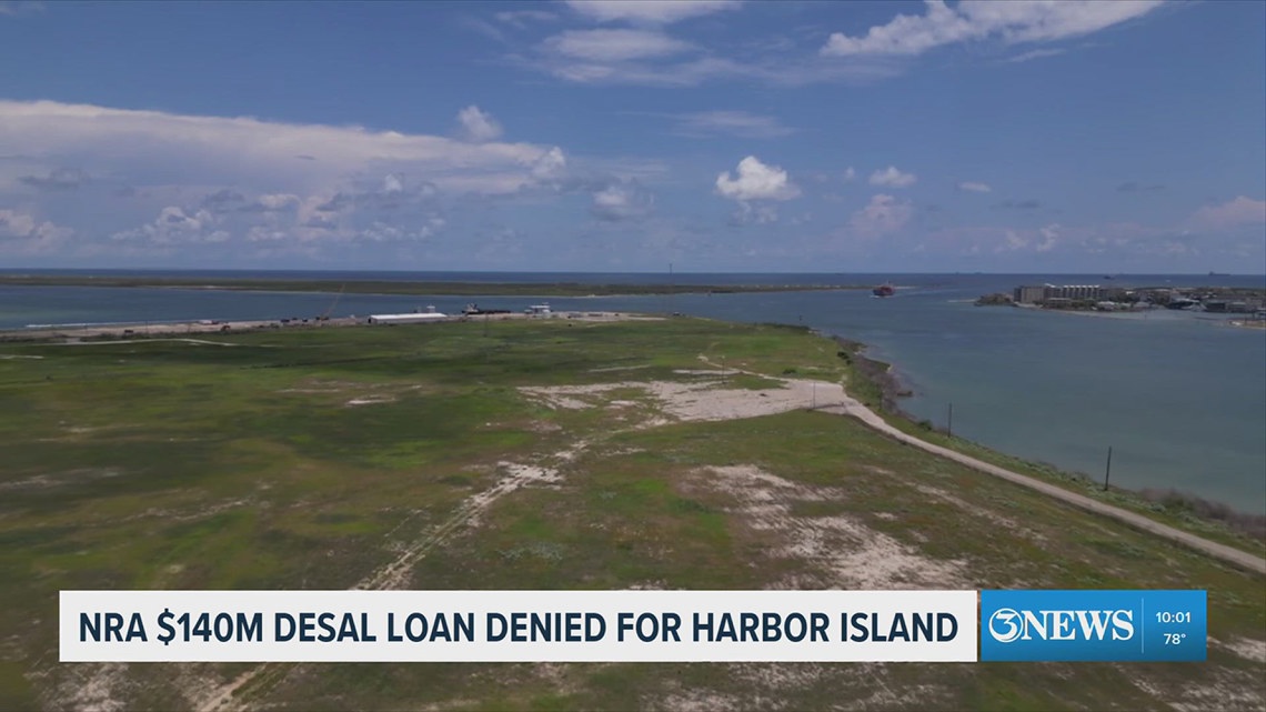Corpus Christi Harbor Island water project faces setback after $140M loan denial