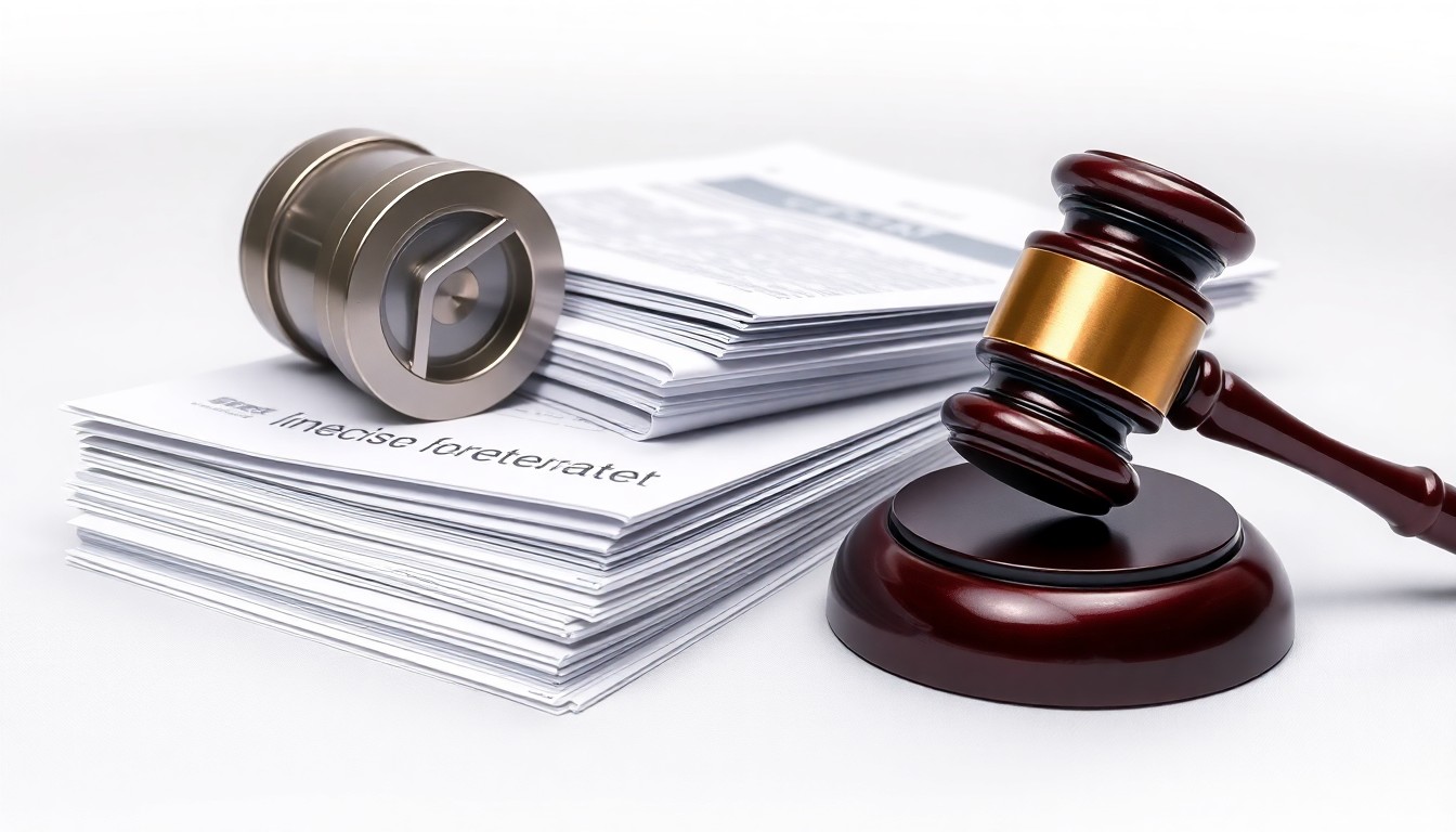 A minimalist studio photograph featuring a polished metal medical device component, a stack of financial reports, and a gavel, symbolizing Integer